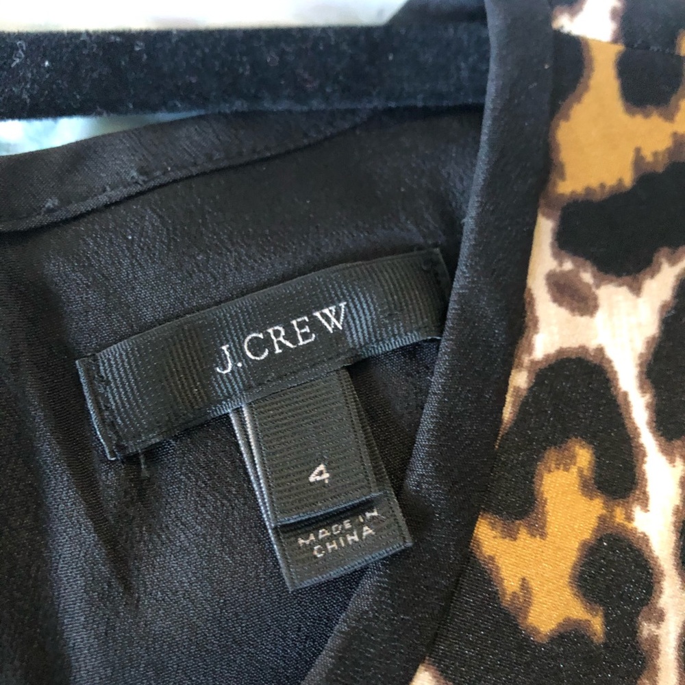 JCrew Leopard Aline Shift Dress